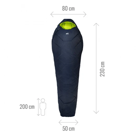 Millet BAIKAL 1100 LONG SAPHIR ZIP DROIT 4 Millet BAIKAL 1100 LONG SAPHIR ZIP DROIT – Image 4