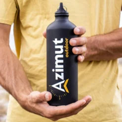 GOURDE ALUMINIUM 1L - NOIRE -Tente Camp Nature Magasin 2a61b91dd1f5f0ecae928a188017