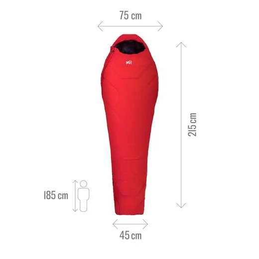 Millet BAIKAL 1500 REG - ZIP GAUCHE 1 Millet BAIKAL 1500 REG - ZIP GAUCHE