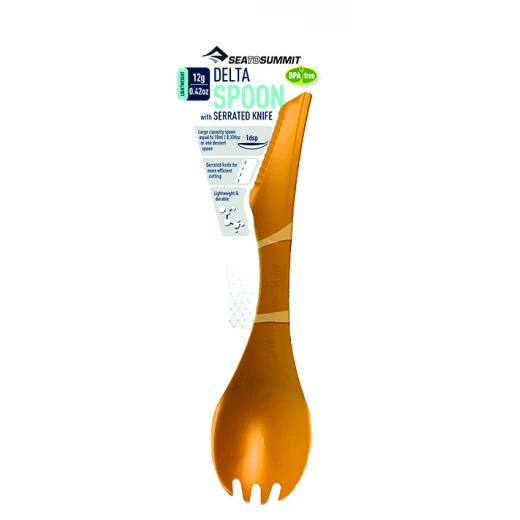 Sea To Summit COUVERT FOURCHETTE/COUTEAU DELTA 2 EN 1 ORANGE 2 Sea To Summit COUVERT FOURCHETTE/COUTEAU DELTA 2 EN 1 ORANGE – Image 2