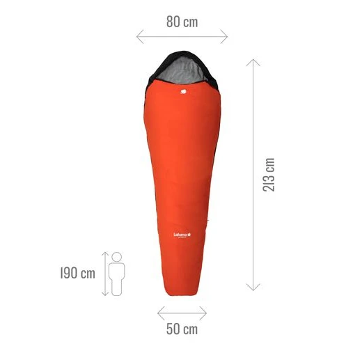 Lafuma ACTIVE 10° ORANGE 12/9 700G - ZIP GAUCHE 8 Lafuma ACTIVE 10° ORANGE 12/9 700G - ZIP GAUCHE – Image 8