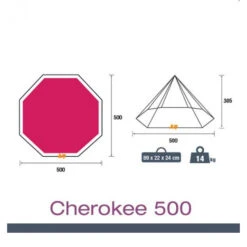 TIPI CHEROKEE 500 -Tente Camp Nature Magasin f11185cce0fc6b622324f51f174b