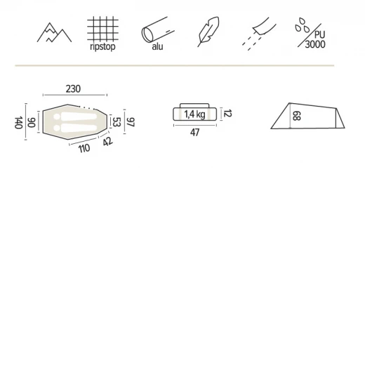 TENTE HIMALAYA 4000 4 TENTE HIMALAYA 4000 – Image 4